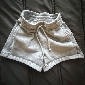 TNA Heather Gray Cozy Shorts